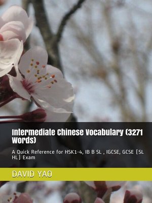 cover image of Intermediate Chinese Vocabulary